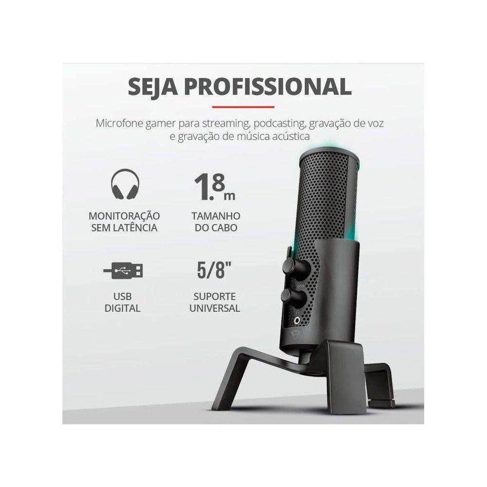 Microfone Condensador Profissional Streaming - view 9