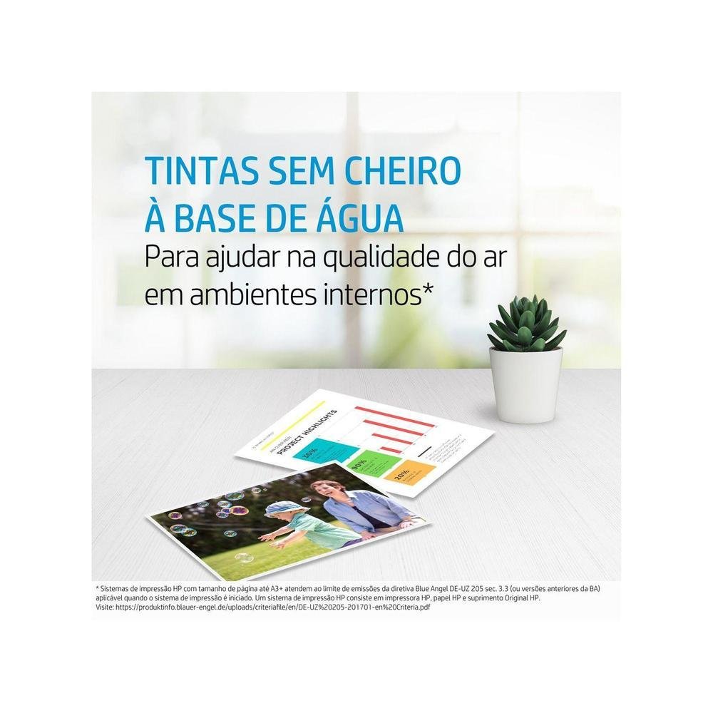 Imagem 3 de 7 do produto Garrafa de Tinta HP Ciano GT52 Original