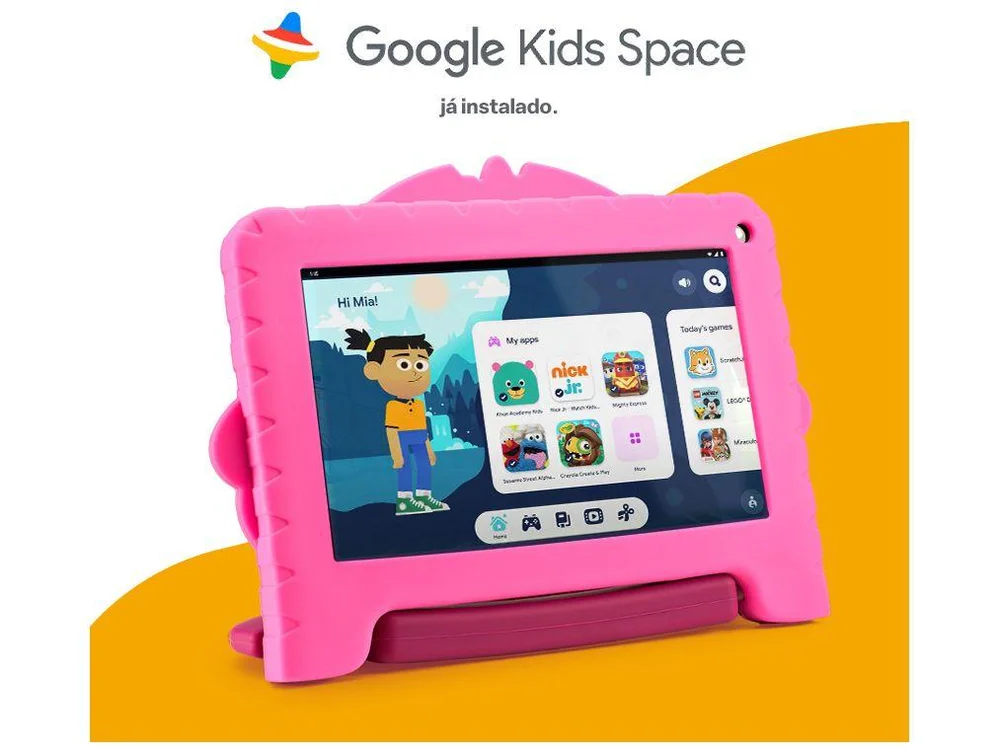 Imagem 3 de 9 do produto Tablet Multi Patrulha Canina, 64GB, 4GB RAM, Android 13 - Nb422