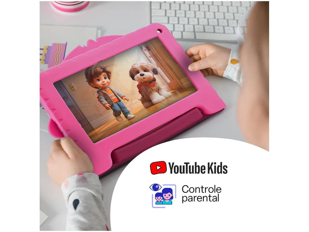 Imagem 4 de 9 do produto Tablet Multi Patrulha Canina, 64GB, 4GB RAM, Android 13 - Nb422