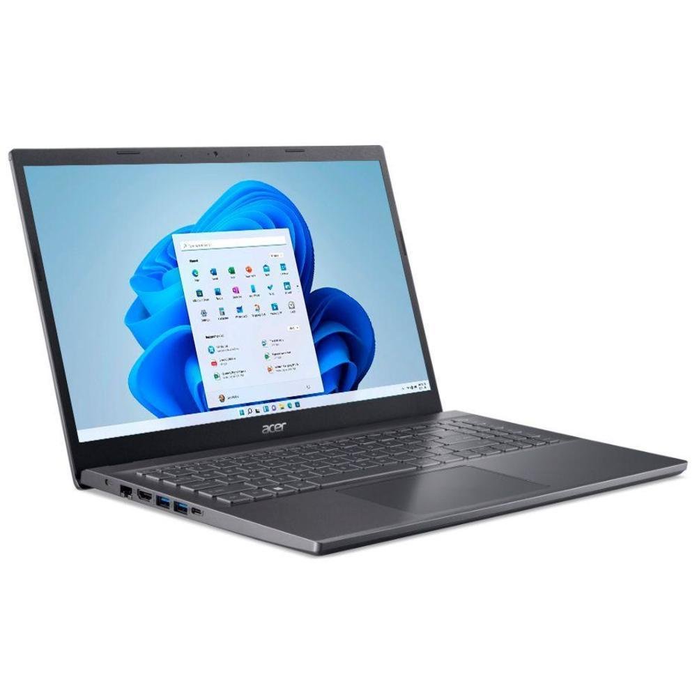 Notebook Acer Aspire 5 Intel Core i5, 8GB RAM 512GB SSD, Tela 15,6'' Full HD, Cinza aço, Windows - A515-57-565J