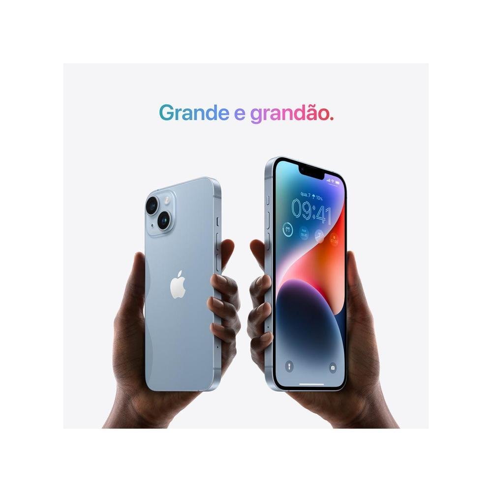 Imagem 7 de 10 do produto Smartphone iPhone 14 Plus, 128GB, 5G, Tela OLED de 6,7'' 12MP - Estelar