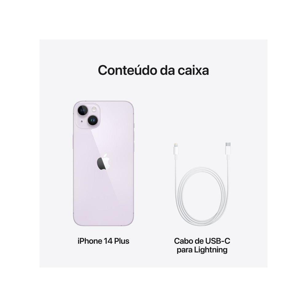 Apple iPhone 14 Plus 128GB Roxo 6,7? 12MP Apple iPhone 14 Plus 128GB Roxo 6,7? 12MP