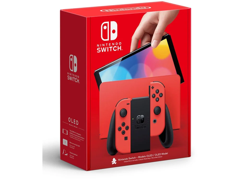 Console Nintendo Switch Oled 64GB 1x Joycon KaBuM