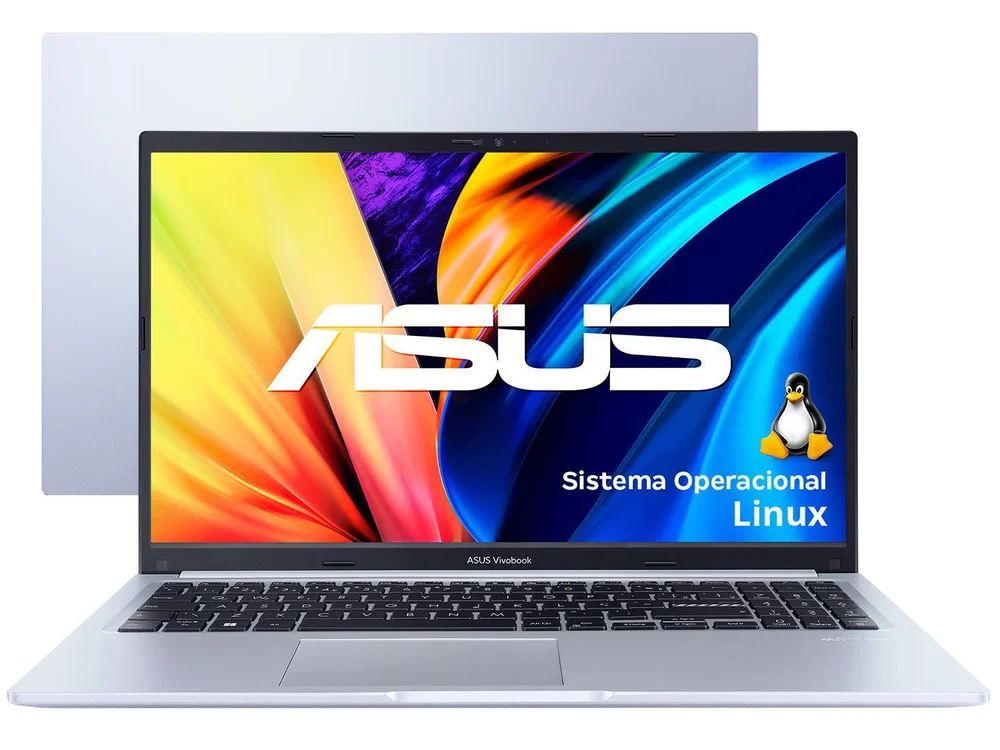 Notebook ASUS Vivobook X1502ZA-EJ1761 Intel Core i5 12450H 2GHz, 8GB RAM, Placa Intel UHD Graphics, SSD 256GB, Tela 15.6" LED Full HD, Linux KeepOS, Prata Notebook ASUS Vivobook X1502ZA-EJ1761 Intel Core i5 12450H 2GHz, 8GB RAM, Placa Intel UHD Graphics, SSD 256GB, Tela 15.6" LED Full HD, Linux KeepOS, Prata