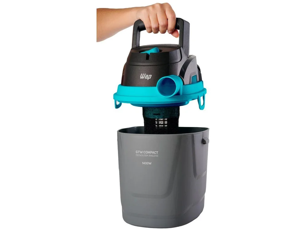 Imagem 8 de 19 do produto Aspirador Pó E Água Wap Gtw Compact, Portátil, 127v - Fw009439
