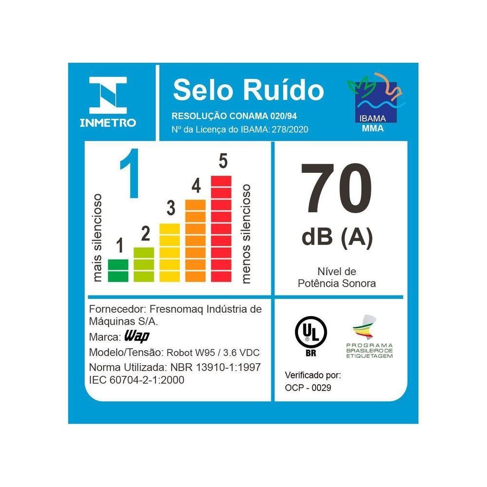 Imagem 14 de 14 do produto Robô Aspirador WAP W96 30W