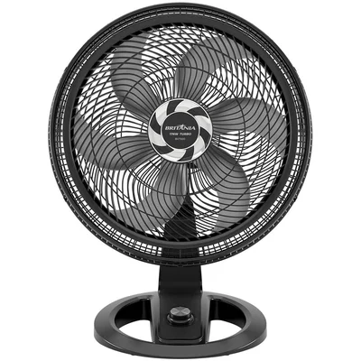 Ventilador De Mesa Britânia Bvt500 Max Force 58cm | 6 Pás, 3 Velocidades, Preto