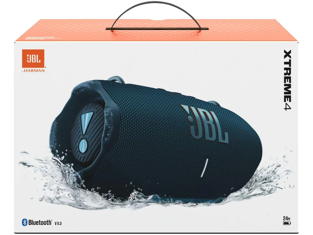 Caixa De Som Bluetooth JBL Xtreme 4 Azul KaBuM