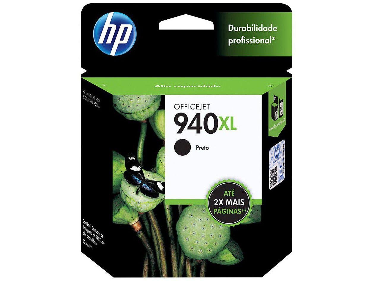 Cartucho Hp 940xl Preto Officejet C4906ab