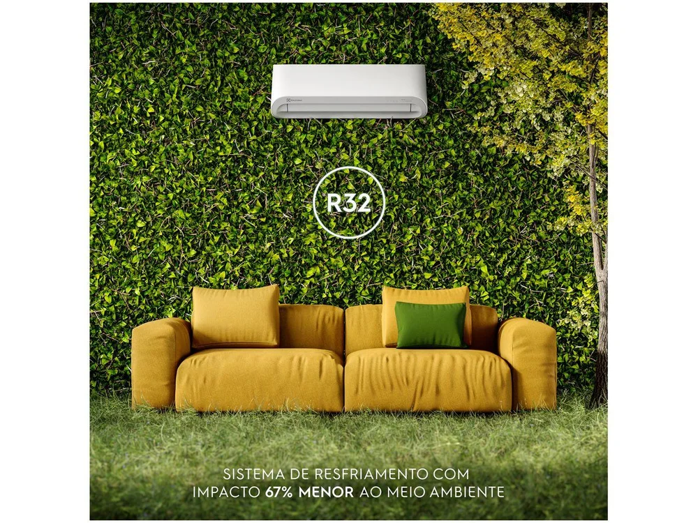 Imagem 5 de 18 do produto Ar Condicionado Electrolux Split Inverter Color Adapt 9000 BTU/h, Quente e Frio, 220V