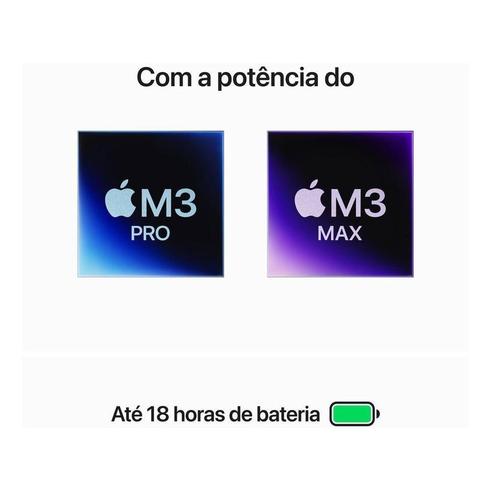 Imagem 4 de 10 do produto Apple Macbook Pro 14” M3 16GB RAM 1TB SSD