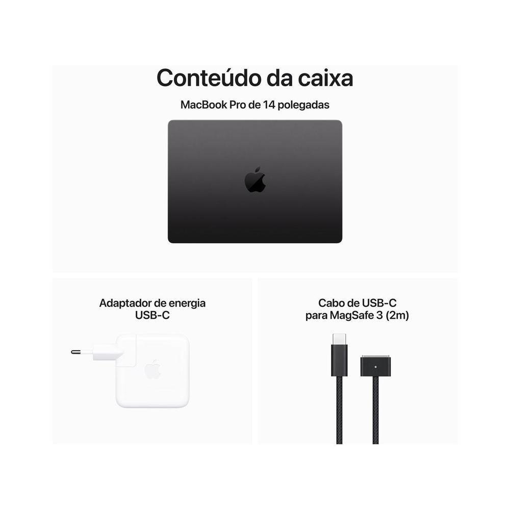 Imagem 10 de 10 do produto Apple Macbook Pro 14” M3 16GB RAM 1TB SSD