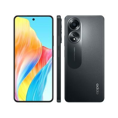 Smartphone OPPO A58 256GB Preto 4G 8GB + 8GB (RAM+) 6,72" Câm. 50MP + Selfie 8MP Dual Chip