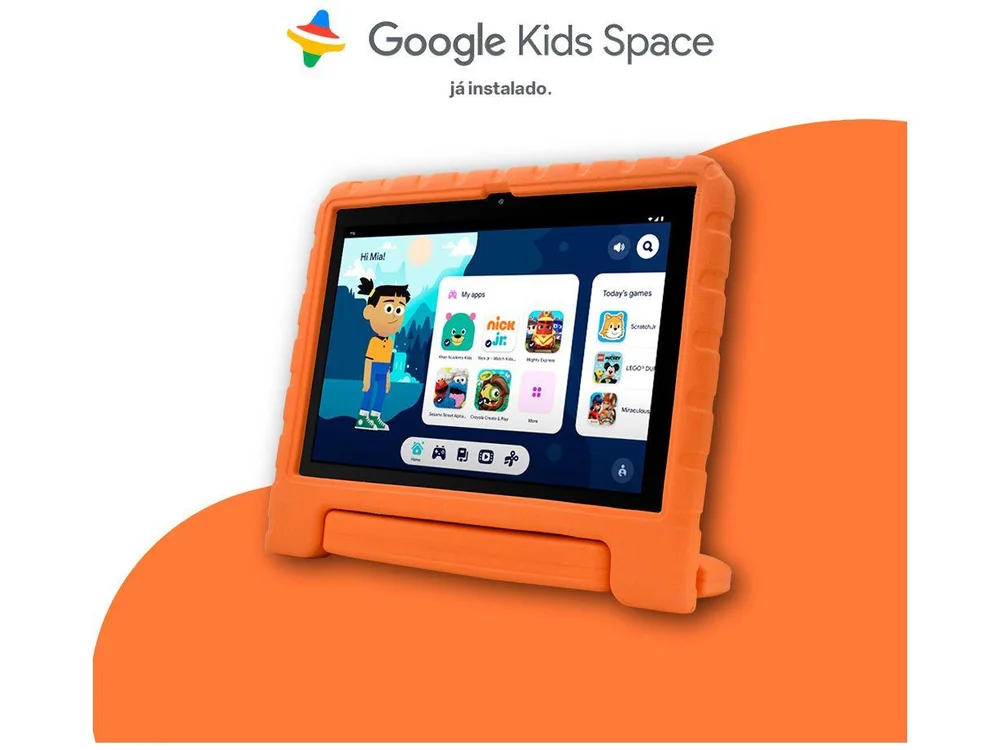 Tablet M10 Wifi 6/128GB Kid Pad Laranja - view 4