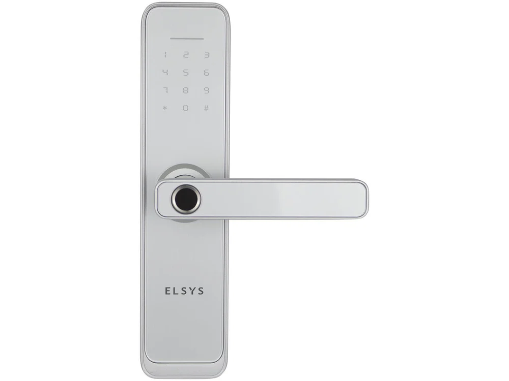 Fechadura Digital Com Biometria, Elsys,esf-de4000b, Prata - view 3