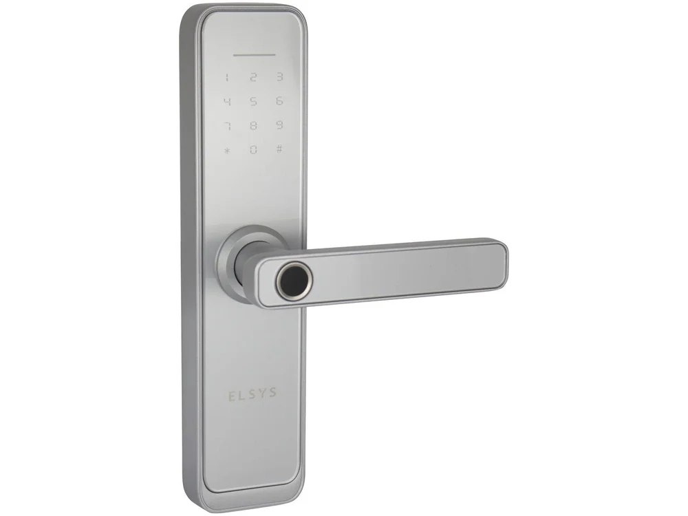 Fechadura Digital Com Biometria, Elsys,esf-de4000b, Prata - view 5