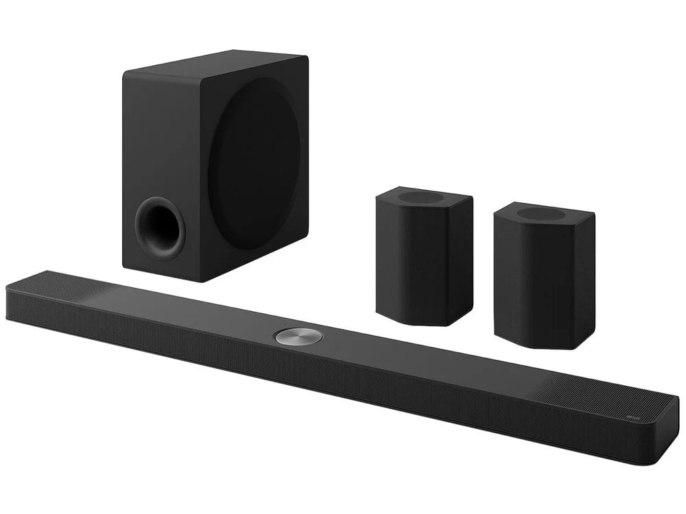 Home Theater Soundbar LG S95TR 9.1.5 Canais, 4K, Bluetooth, 810W, Dolby Atmos