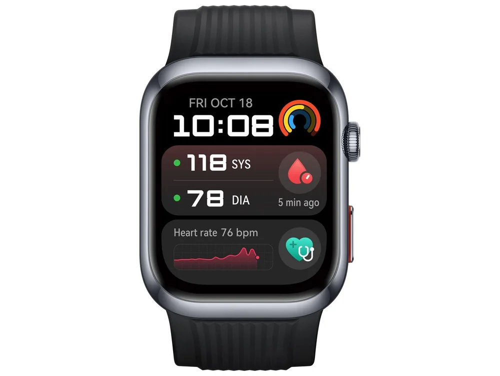 Imagem 8 de 13 do produto Smartwatch, Huawei D2, Tela AmoLED 1.82, 48mm Preto