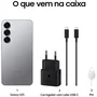 Samsung Galaxy S25 5G 256GB Galaxy AI Prata 6,2" 12GB RAM Câm. Tripla 50+12+10MP Bateria 4000mAh Dual Chip