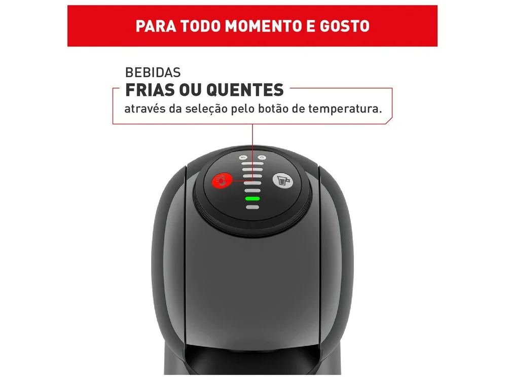 Imagem 20 de 20 do produto Cafeteira Arno Dolce Gusto Genio S Basic Grafite - Dgs5 - 220v