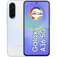 Smartphone Samsung Galaxy A36 256GB 5G 8GB RAM Branco 6,7" Câm. Tripla + Selfie 12MP Smartphone Samsung Galaxy A36 256GB 5G 8GB RAM Branco 6,7" Câm. Tripla + Selfie 12MP