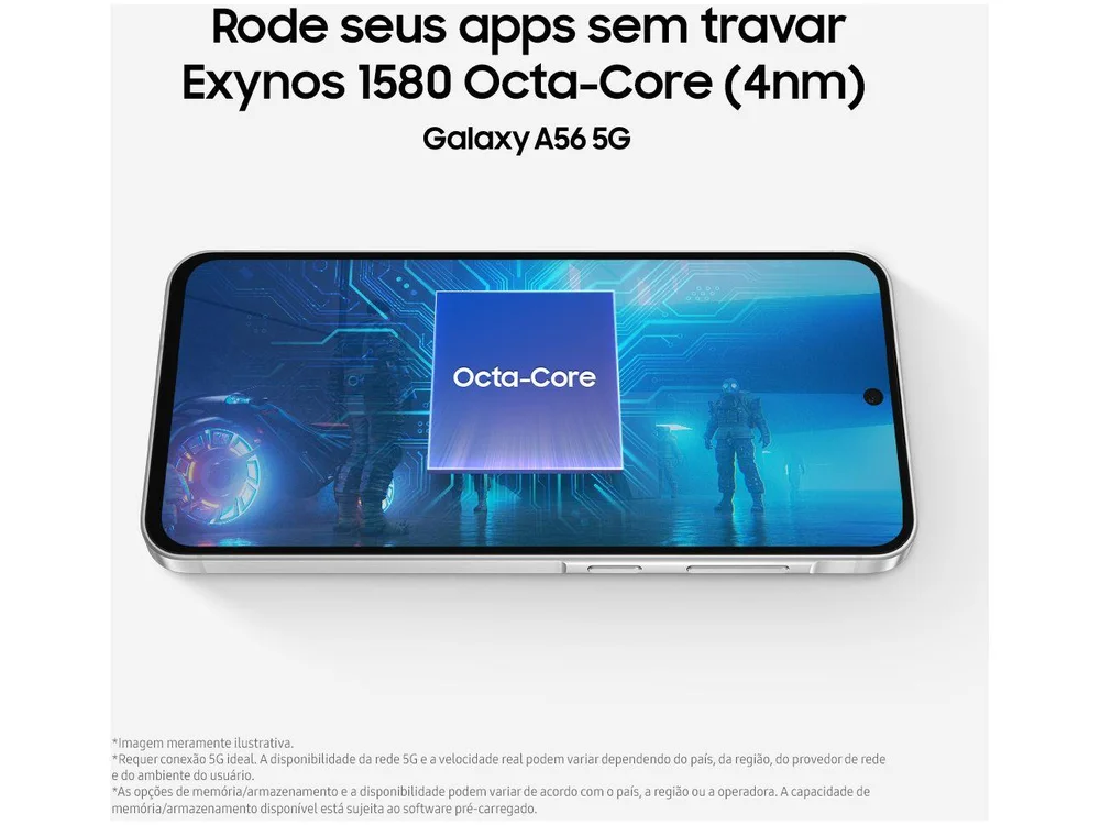 Smartphone Samsung Galaxy A56 256GB 5G 8GB RAM Cin