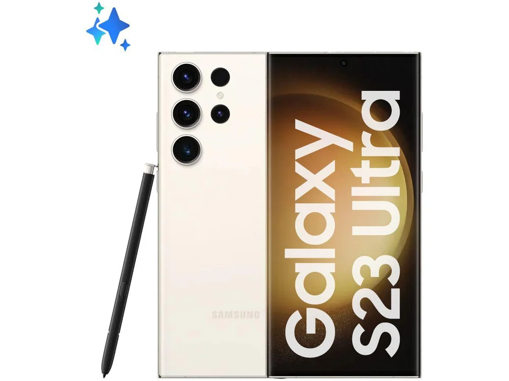 Smartphone Samsung Galaxy S23 Ultra 512GB Creme 5G