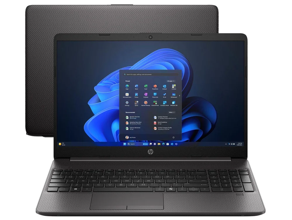 Notebook HP 256R G9, Intel Core i3 1315U, 8GB RAM, 256GB, 15.6 Polegadas, Windows 11, Intel UHD Graphics - BQ9K8AT#AK4