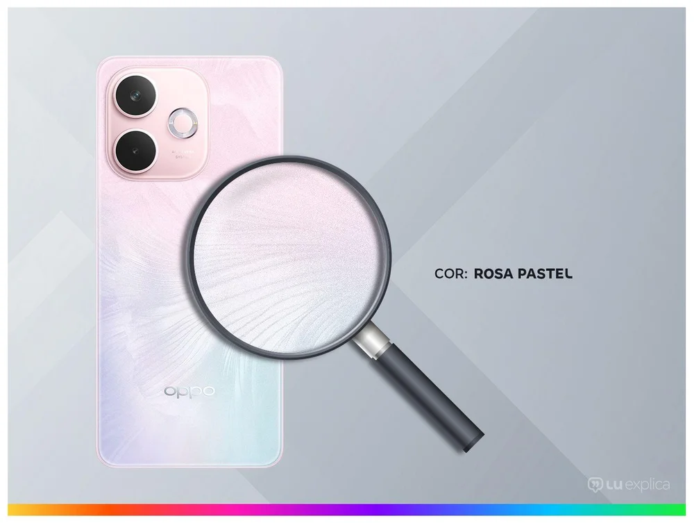 OPPO A5 PRO 5G 256GB, 8GB RAM, Tela 6.67, 50MP, Rosa Pastel - view 3