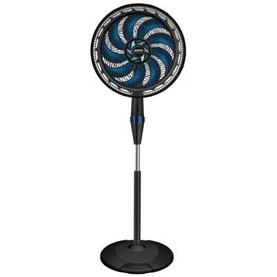 Ventilador de Coluna Arno X-Treme 9 VE9C 40cm 9 Pás 3 Velocidades Preto e Azul Escuro 2720018338