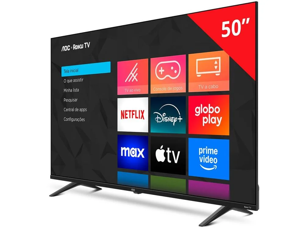 Smart TV 50 polegadas com até 15% OFF no PIX | KaBuM!