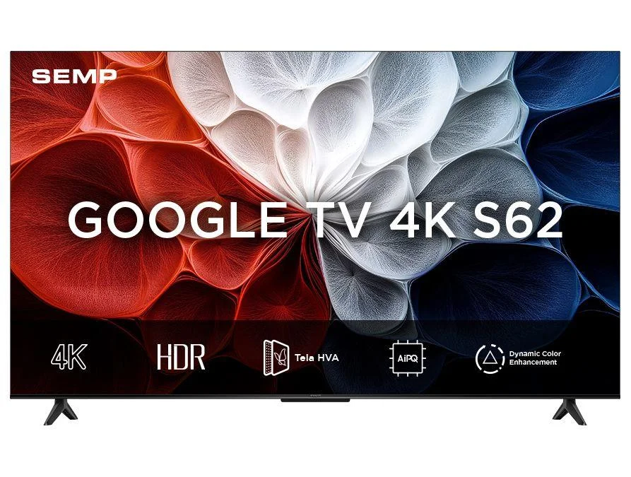 Smart TV 50"" SEMP 4K UHD LED 50S62 Google TV AiPQ Google Assistente 3 HDMI - view 11