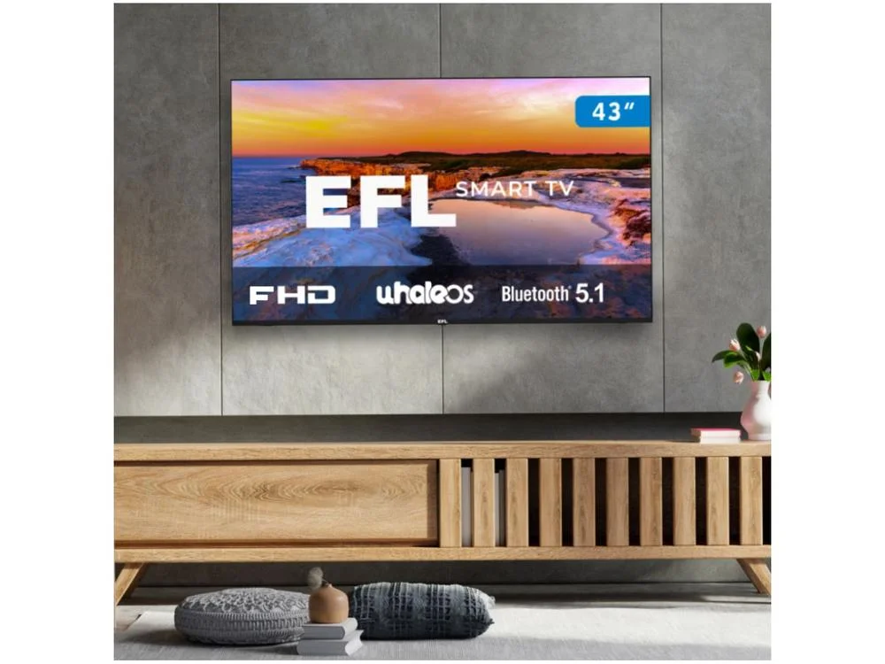 Smart TV 43"" HD EFL DLED SX800 43SX800FD 3 HMDI 2 USB - view 9