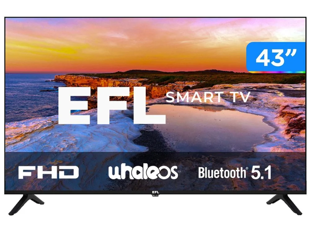 Smart TV 43"" HD EFL DLED SX800 43SX800FD 3 HMDI 2 USB - view 11