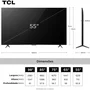 Smart TV 55" TCL 4K UHD MiniLED 55C6K 120Hz Google TV AiPQ Google Assistente 4 HDMI 2 USB 10