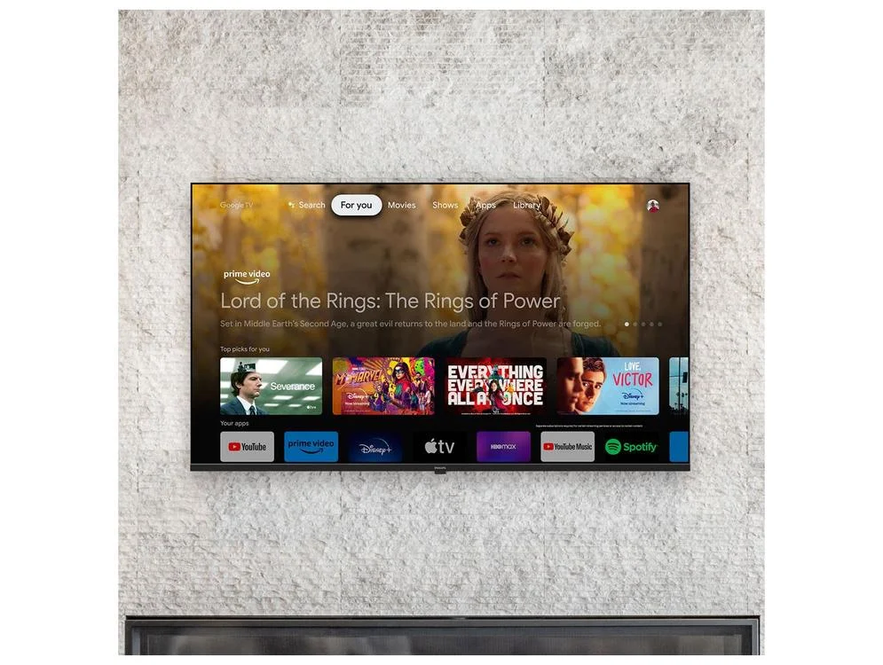 Imagem 5 de 10 do produto Smart TV 70" Philips 4K UHD DLED 70PUG7019/78 Google TV Quad Core Google Assistente 3 HDMI