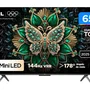 Smart TV 65" TCL 4K UHD MiniLED 65C6K 120Hz Google TV AiPQ Google Assistente 4 HDMI 2 USB 11
