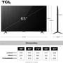 Smart TV 65" TCL 4K UHD MiniLED 65C6K 120Hz Google TV AiPQ Google Assistente 4 HDMI 2 USB 15