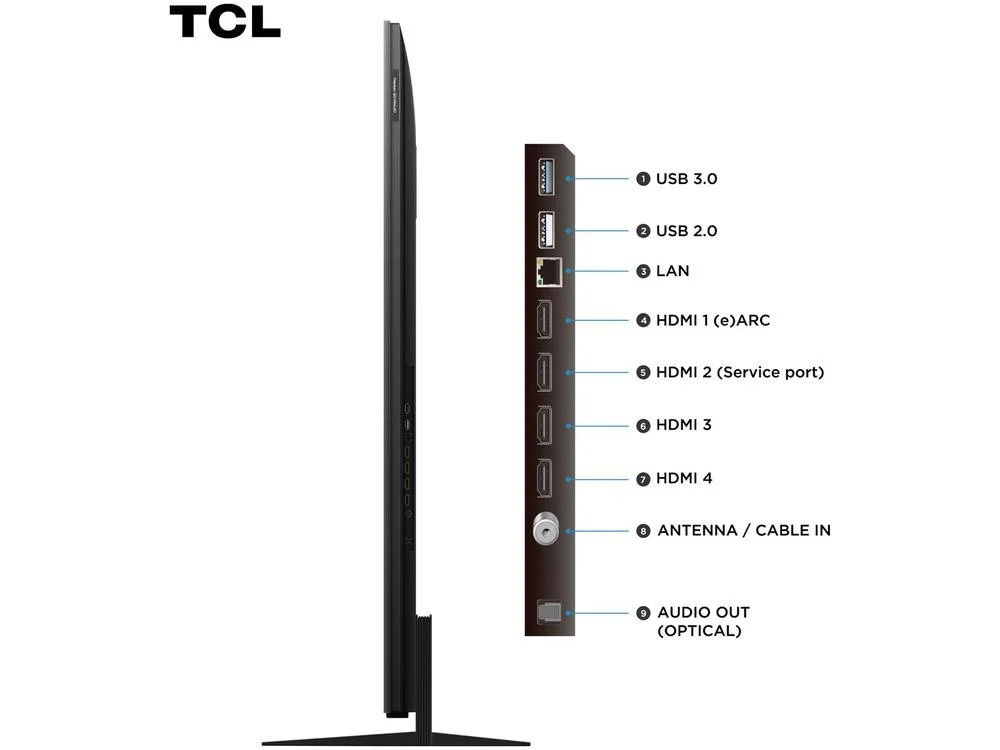 Smart TV 65 TCL 4K UHD MiniLED 65C7K 144Hz Google TV AiPQ Pro Google Assistente 4 HDMI - view 11