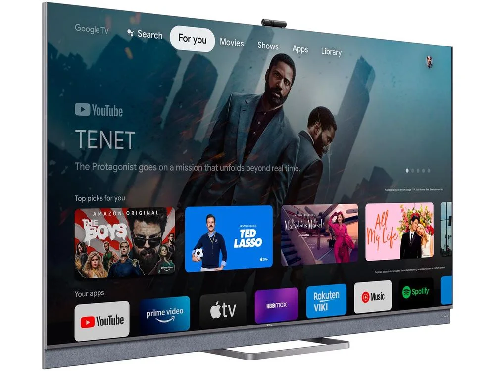Smart TV 55”4K Mini LED TCL 55C825 VA 120Hz - view 12