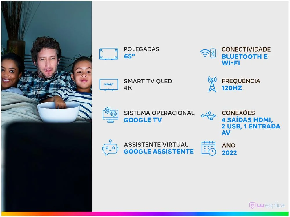 Imagem 2 de 13 do produto Smart TV 65” 4K QLED TCL 65C835 120Hz