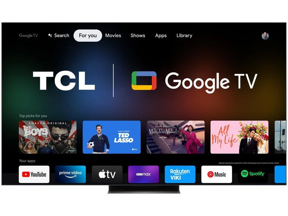Imagem 10 de 13 do produto Smart TV 65” 4K QLED TCL 65C835 120Hz