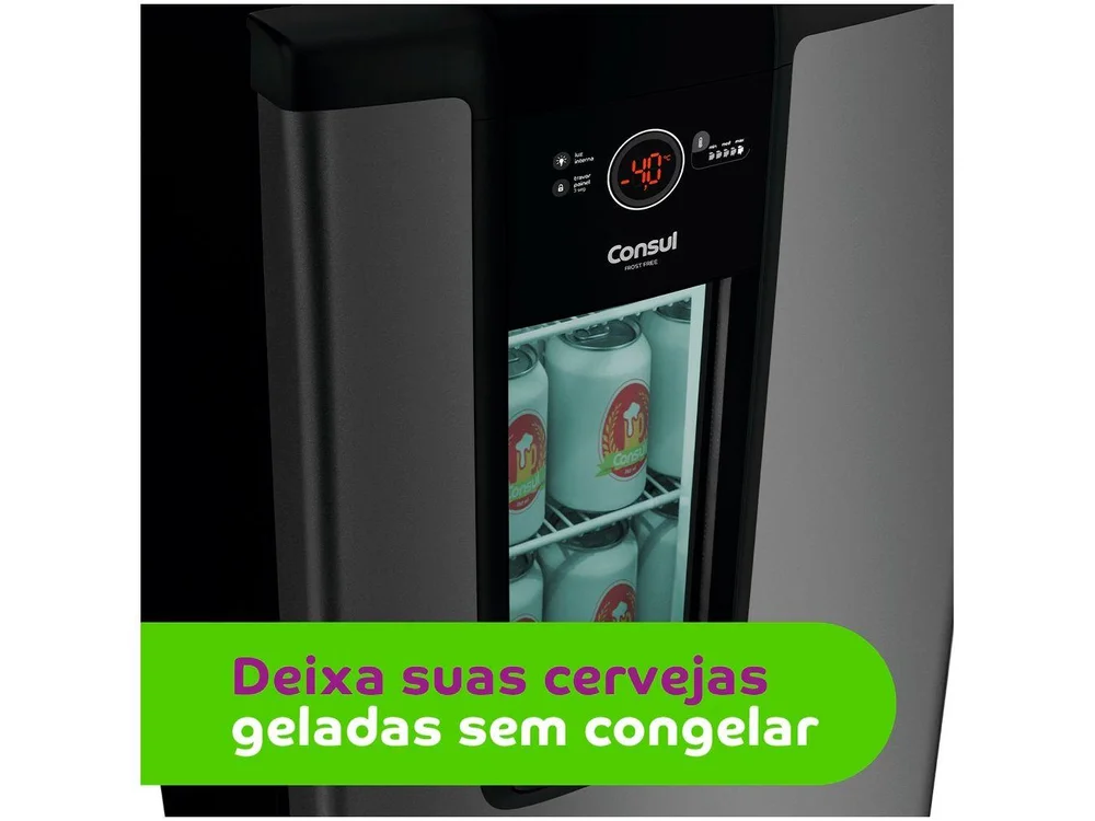 Cervejeira Consul Titanium 82L Display Na Porta - view 9