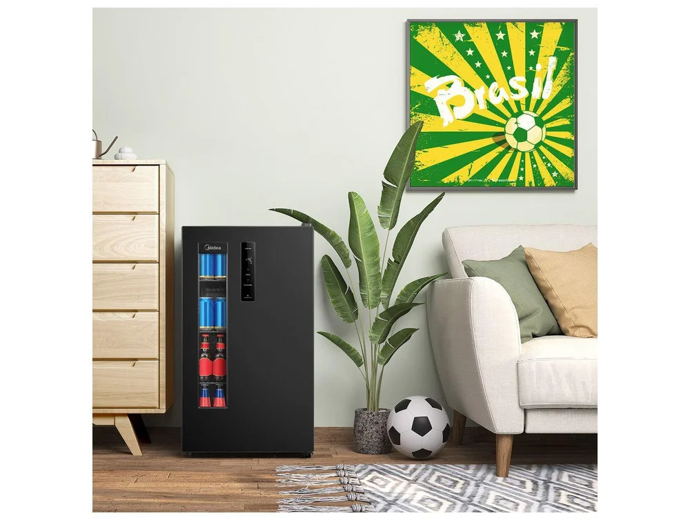 Cervejeira Midea MDRX150FGGDX02 Vertical Preta 82L Frost Free - view 2