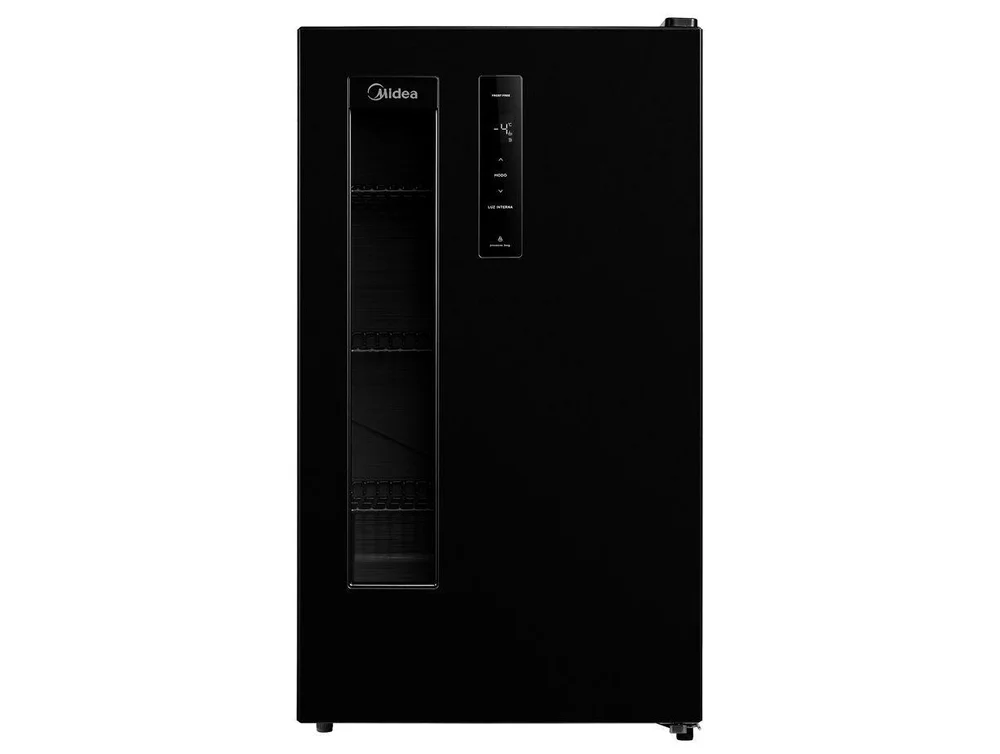 Cervejeira Midea MDRX150FGGDX01 Vertical Preta 82L Frost Free Cervejeira Midea MDRX150FGGDX01 Vertical Preta 82L Frost Free