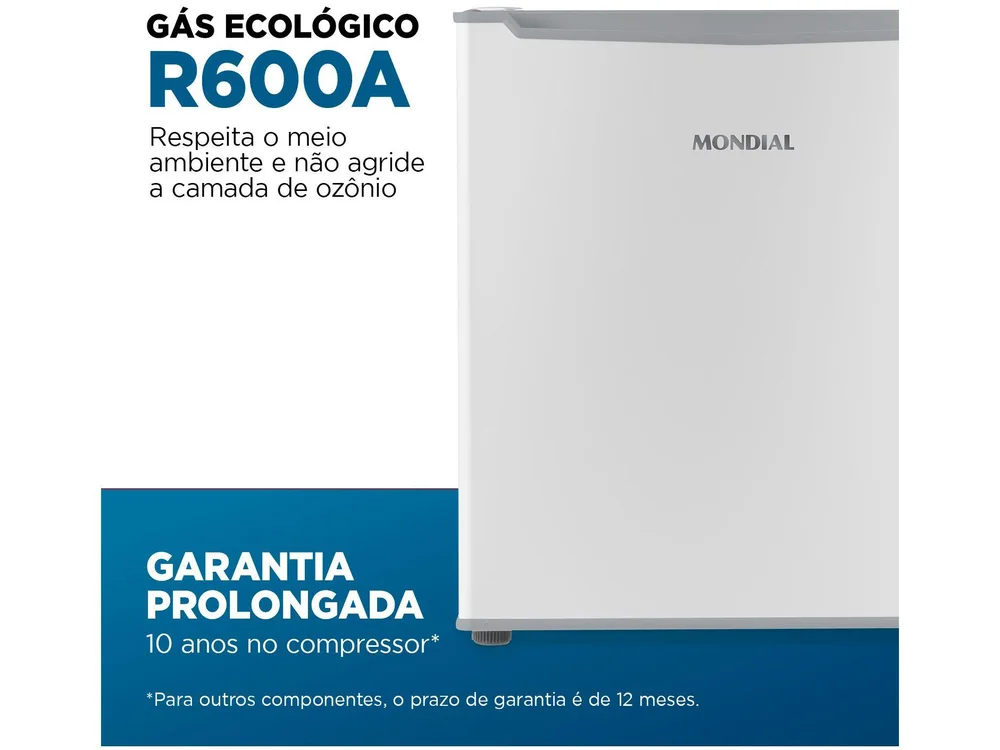 Frigobar Mondial 46L Branco e Cinza FGB-01-W50 - view 6