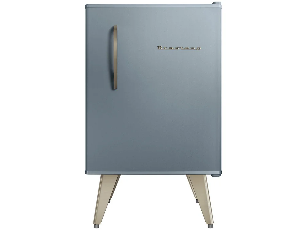 Frigobar Brastemp 76L Azul Retrô BRA08HW