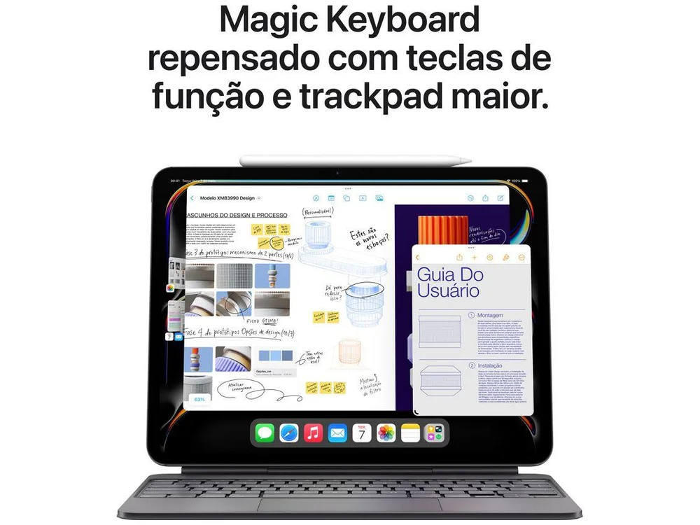 Apple iPad Pro M4 13 256G スペースグレー Wi-Fi Apple 2024 iPad Pro de 13 polegadas (Wi-Fi, de 256 GB, Vidro