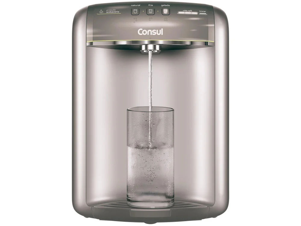 Imagem 5 de 13 do produto Purificador de Água Consul CPB36AF Com Refrigeração por Compressor Titanium